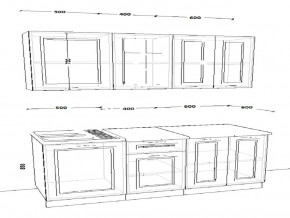 Кухонный гарнитур 7 Белый Вегас 1500 мм в Челябинске - mebel74.com | фото 2