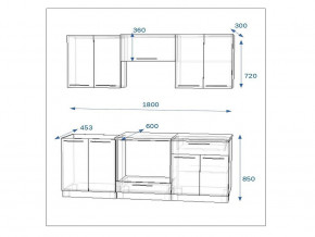 Кухонный гарнитур 7а Грецкий орех 1800 в Челябинске - mebel74.com | фото 2