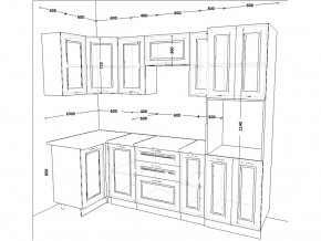 Кухонный гарнитур 9 Белый Вегас 1000х2500 мм в Челябинске - mebel74.com | фото 2