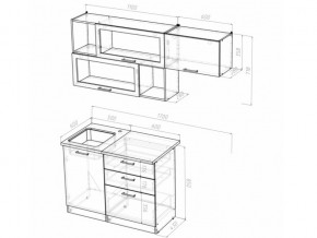 Кухонный гарнитур Алина экстра 1700 мм в Челябинске - mebel74.com | фото 5