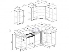 Кухонный гарнитур Антрацит 2000х1200 в Челябинске - mebel74.com | фото 3