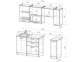 Кухонный гарнитур Антика ультра 2000 мм в Челябинске - mebel74.com | фото 6