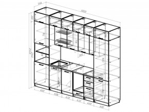 Кухонный гарнитур Жасмин экстра 3000 мм в Челябинске - mebel74.com | фото 5