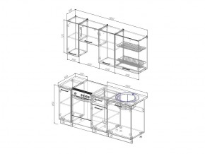 Кухонный гарнитур Гранж 1800 в Челябинске - mebel74.com | фото 3