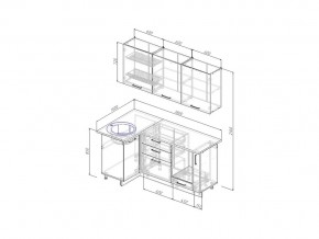 Кухонный гарнитур Крафт 1800х1000 в Челябинске - mebel74.com | фото 2