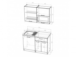 Кухонный гарнитур Кира лайт 1200 мм в Челябинске - mebel74.com | фото 5