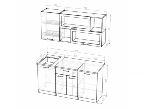 Кухонный гарнитур Кира стандарт 1600 мм в Челябинске - mebel74.com | фото 5