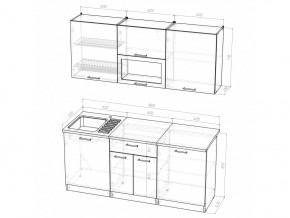 Кухонный гарнитур Лариса макси 1 1800 мм в Челябинске - mebel74.com | фото 5