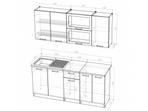 Кухонный гарнитур Лариса макси 3 1800 мм в Челябинске - mebel74.com | фото 5