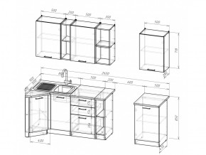 Кухонный гарнитур Лариса прайм 4 900х2000 мм в Челябинске - mebel74.com | фото 6