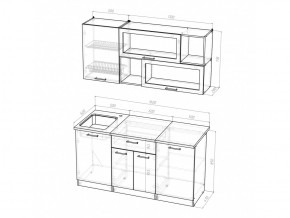 Кухонный гарнитур Лариса стандарт 1 1600 мм в Челябинске - mebel74.com | фото 5