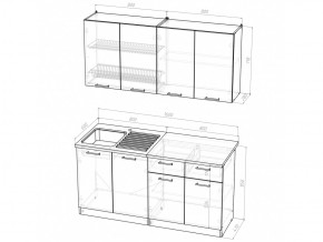 Кухонный гарнитур Лариса стандарт 2 1600 мм в Челябинске - mebel74.com | фото 6