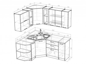 Кухонный гарнитур Лоретта оптима 1500х1800 мм в Челябинске - mebel74.com | фото 6