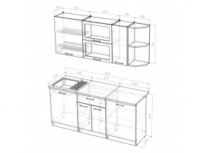 Кухонный гарнитур Лира макси 1800 мм в Челябинске - mebel74.com | фото 5