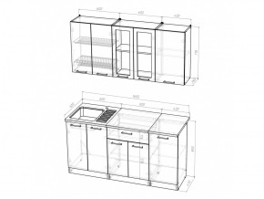 Кухонный гарнитур Ника стандарт 1600 мм в Челябинске - mebel74.com | фото 5