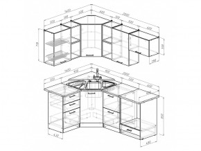 Кухонный гарнитур Ольга оптима 4 1400х2000 мм в Челябинске - mebel74.com | фото 6