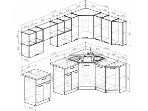 Кухонный гарнитур Ольга оптима 5 2700х1600 мм в Челябинске - mebel74.com | фото 5