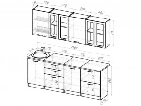 Кухонный гарнитур Паола компакт 2200 мм в Челябинске - mebel74.com | фото 3