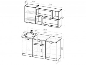 Кухонный гарнитур Паола стандарт 1600 мм в Челябинске - mebel74.com | фото 6