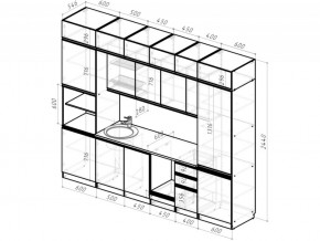 Кухонный гарнитур Равенна люкс 3000 мм в Челябинске - mebel74.com | фото 6