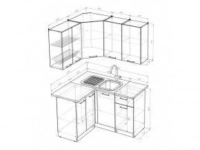 Кухонный гарнитур Сабрина прайм 1200х1400 мм в Челябинске - mebel74.com | фото 6