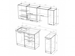 Кухонный гарнитур Светлана ультра 2000 мм в Челябинске - mebel74.com | фото 5