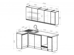 Кухонный гарнитур Сиена прайм 400 1100х2000 мм в Челябинске - mebel74.com | фото 6