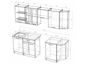 Кухонный гарнитур Симона базис 2400 мм в Челябинске - mebel74.com | фото 3