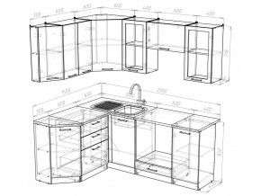 Кухонный гарнитур Симона мега прайм 2000х1500 мм в Челябинске - mebel74.com | фото 5