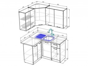 Кухонный гарнитур Симона прайм 1200х1400 мм в Челябинске - mebel74.com | фото 6