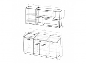 Кухонный гарнитур Симона стандарт 1600 мм в Челябинске - mebel74.com | фото 6