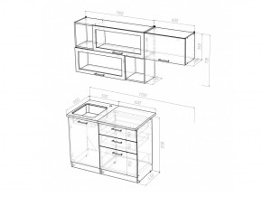 Кухонный гарнитур Яна экстра 1700 мм в Челябинске - mebel74.com | фото 5