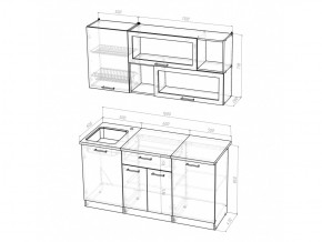 Кухонный гарнитур Яна стандарт 1600 мм в Челябинске - mebel74.com | фото 5