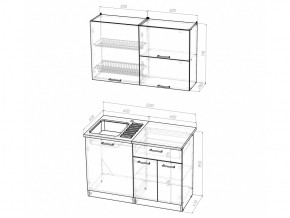 Кухонный гарнитур Инна лайт 1200 мм в Челябинске - mebel74.com | фото 5