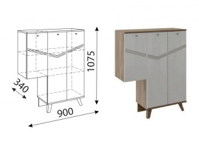 М08 Тумба (3 двери) правая в Челябинске - mebel74.com | фото