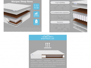 Матрас Sleep Nova шириной 1200 мм в Челябинске - mebel74.com | фото 2