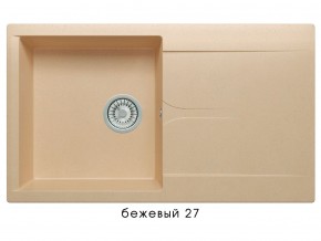 Мойка гранитная Gals-860 Бежевый 27 в Челябинске - mebel74.com | фото