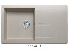 Мойка гранитная Gals-860 Серый 14 в Челябинске - mebel74.com | фото