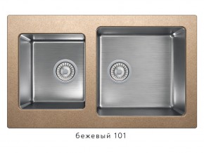 Мойка комбинированная Tolero twist TTS-840 Бежевый 101 в Челябинске - mebel74.com | фото