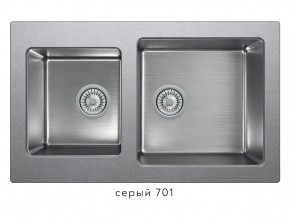 Мойка комбинированная Tolero twist TTS-840 Серый 701 в Челябинске - mebel74.com | фото 1