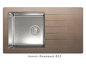 Мойка комбинированная Tolero twist TTS-860 Темно-бежевый 82 в Челябинске - mebel74.com | фото