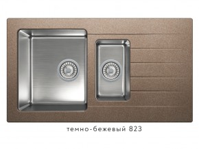 Мойка комбинированная Tolero twist TTS-890 Темно-бежевый 823 в Челябинске - mebel74.com | фото