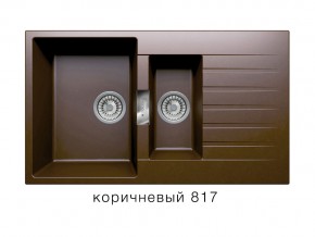 Мойка кварцевая Tolero Loft TL-860 Коричневый 817 в Челябинске - mebel74.com | фото 1