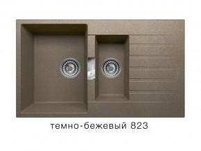 Мойка кварцевая Tolero Loft TL-860 Темно-бежевый 823 в Челябинске - mebel74.com | фото 1