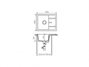 Мойка кварцевая Tolero R-107 Сафари 102 в Челябинске - mebel74.com | фото 2