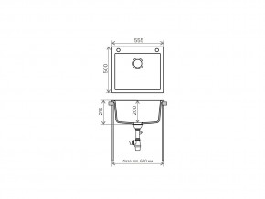 Мойка кварцевая Tolero R-111 Сафари 102 в Челябинске - mebel74.com | фото 2