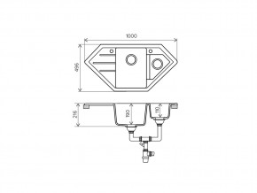 Мойка кварцевая Tolero R-114 Сафари 102 в Челябинске - mebel74.com | фото 2