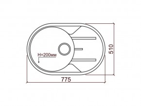 Мойка кварцевая Tolero R-116 Бежевый 101 в Челябинске - mebel74.com | фото 2