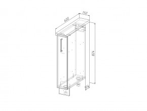 НМ 15 Модуль нижний 150 мм Без Столешницы в Челябинске - mebel74.com | фото