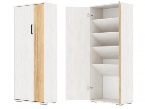 Обувница Сканди Сосна Санторини светлая/Дуб Делано в Челябинске - mebel74.com | фото 1